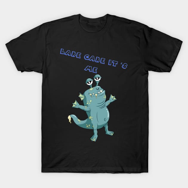 Lake Monster Funny T-shirt T-Shirt by PC SHOP